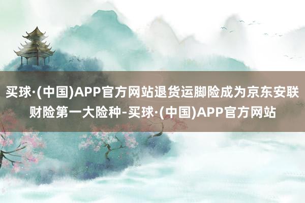 买球·(中国)APP官方网站退货运脚险成为京东安联财险第一大险种-买球·(中国)APP官方网站