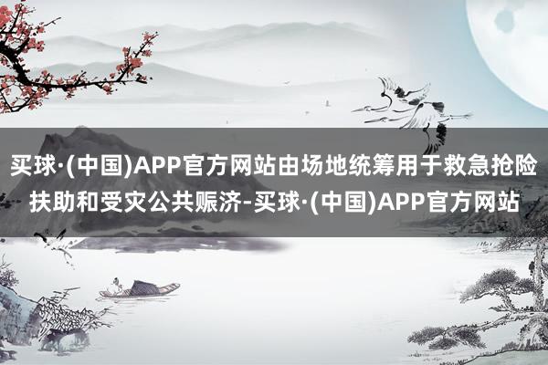 买球·(中国)APP官方网站由场地统筹用于救急抢险扶助和受灾公共赈济-买球·(中国)APP官方网站