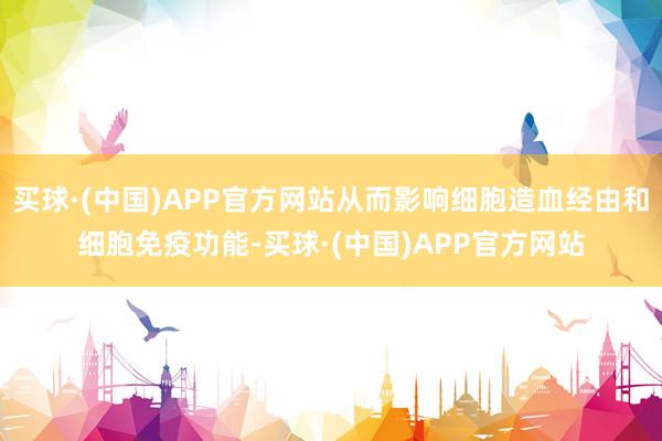 买球·(中国)APP官方网站从而影响细胞造血经由和细胞免疫功能-买球·(中国)APP官方网站